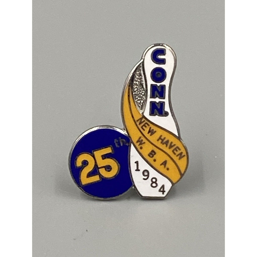 Vintage 1984 WBA New Haven Connecticut‎ 25th Women’s Bowling Lapel Pin